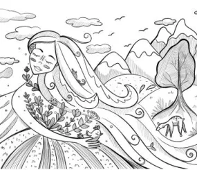 «Жена Океана» Иллюстрация Тамары Твердохлеб