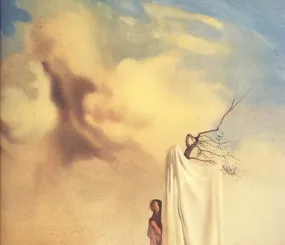 Сальвадор Дали. «Фигура и драпировка на фоне пейзажа»