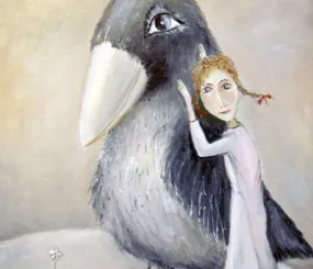 Грохотова Светлана. Девочка и её птица