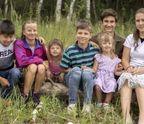 Семья Сергея и Натальи Марновых