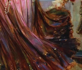 Худ. Hans Zatzka. Фрагмент картины The Belly Dancer