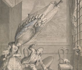 «Французская дама в Лондоне», 1771. Самюэль Иеронимус Гримм
