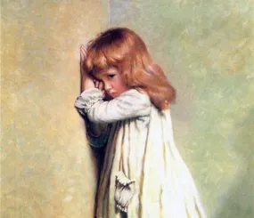 Charles Burton Barber (British, 1845-1894) In Disgrace (В опале). 1886 г.