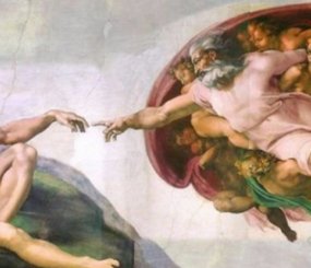 Сотворение Адама. Микеланджело 