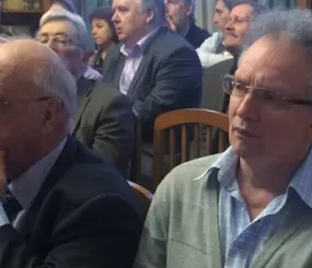 Иван Иванович Чигирин (слева), Андрей Ведяев — в Библиотека иностранной литературы