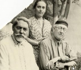 Слева направо: Л. П. Семенов, А. А. Тахо-Годи, А.Ф. Лосев