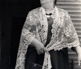 А.Ахматова. Комарово, 9 мая 1965. Фото Льва Шилова
