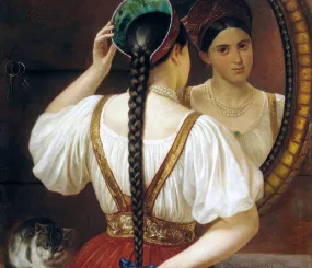 Будкин Филипп Осипович. Девушка перед зеркалом