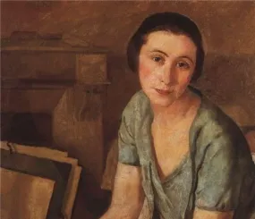 З. Серебрякова. Портрет Саломеи Андрониковой, 1925 