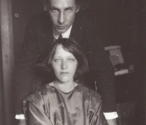 Андрей Белый с женой Анной Тургеневой