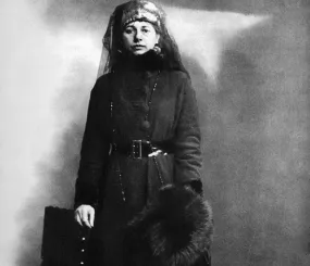 Мата Хари в день своего ареста, 13 февраля 1917 года