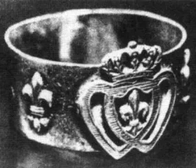 Серебряный перстень с гербом Вандеи, подаренный М. Цветаевой В. Сосинскому