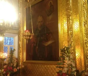 В Храме Ризоположения, на Донской. Москва