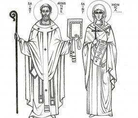  Свт. Августин и его мать - святая Моника