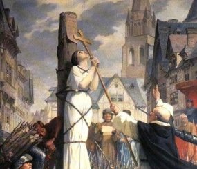 Жанна на костре/Jeanne d'Arc sur le bûcher Jules Eugène Lenepveu, 1819 - 1898