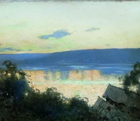 Левитан И.И. Вечер на Волге. 1888