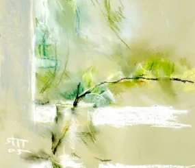 Яблонская Татьяна. Листья тополя, 2005 г.