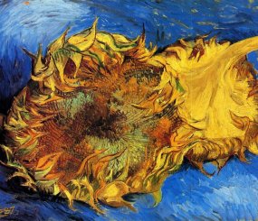Винсент Ван Гог."Два срезанных подсолнуха",1887г.