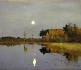 Левитан Исаак Ильич. Сумерки. Луна