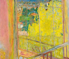 Мастерская с мимозой