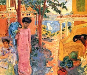 Девушка с попугаем