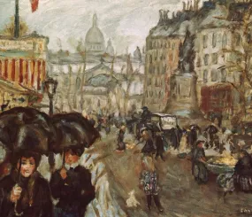 Собор Сакре-Кер на бульваре Клиши в Париже