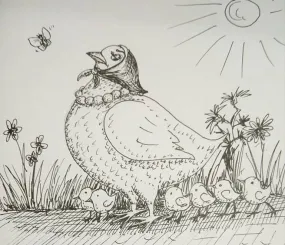 Осуждение (гел.ручка)