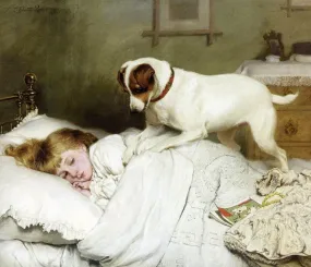 "Time to Wake Up", Charles Burton Barber, 1883