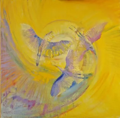 Инна Кокорникова. 3 птицы. К солнцу