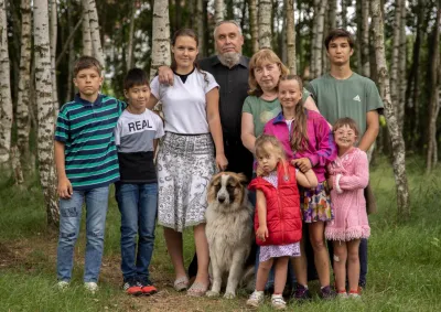 Семья Сергея и Натальи Марновых