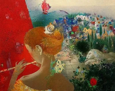 Художница Елена Шлегель