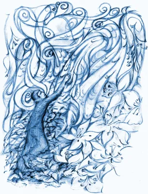 Люди и песни. Рис. Тамары Твердохлеб