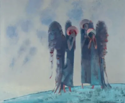 «Плач ангелов». Художник Надежда Ливенцева