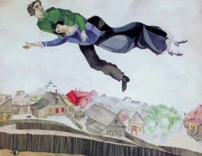 «Над городом». Марк Шагал