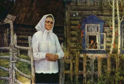 В.Игошев.Она все сына ждет.1974