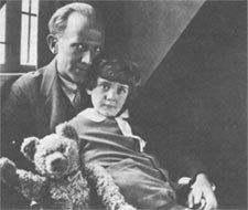 Алан Милн с сыном
