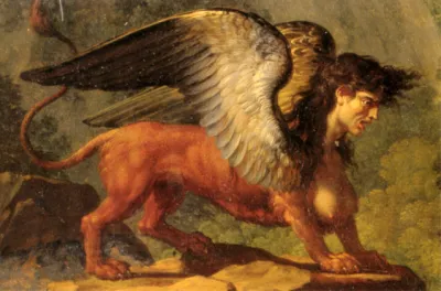 Сфинкс. Фрагмент картины Francois-Xavier Fabre