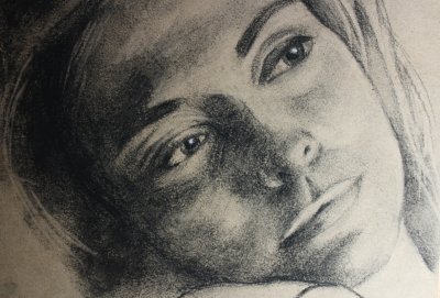 Ксения Баринова. Портрет девушки с грустным взглядом