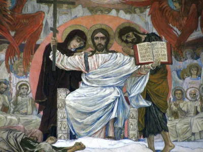 Виктор Васнецов. Страшный суд (фрагмент)