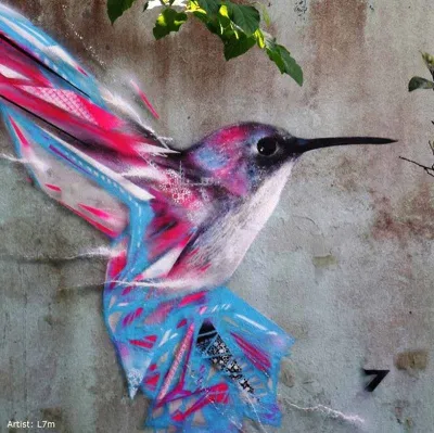 Уличный художник Луис Севен Мартинс