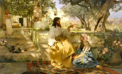 Г.Семирадский «Христос в доме Марфы и Марии»