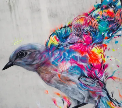 Уличный художник Луис Севен Мартинс