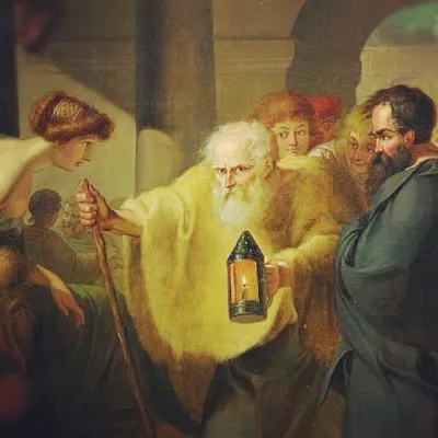 «Диоген искал человека» — Иоганн Генрих Вильгельм Тишбейн, около 1780