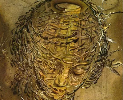 Сальвадор Дали. Взрыв головы Рафаэля (фрагмент).1951