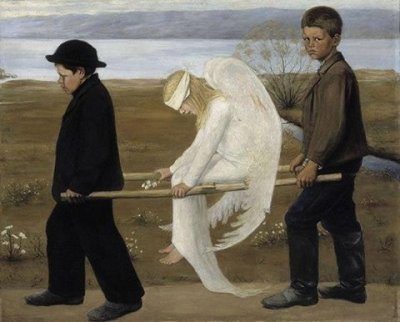 «Раненый ангел» художника Хуго Симберга