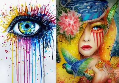 Акварели от Свеньи Йодике