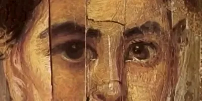 Фаюмский портрет, фрагмент