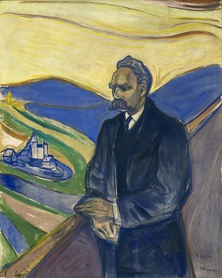 Эдвард Мунк. Портрет Фридриха Ницше. Норвегия, 1906