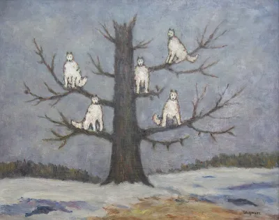 Одна из картин Панкеева, изображающая его сон