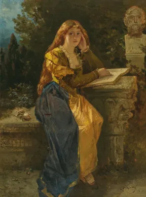 Wilhelm Kray German , 1828 - 1889 The Beautiful Philosopher